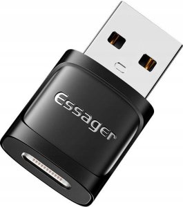 Adapter USB Essager Adapter OTG USB-C żeński do USB 3.0 męski Essager (czarny) 1