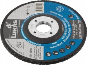 Techniflex LUKAS TARCZA DO SZLIFOWANIA 125mm x 6,0mm A24X-BF** INOX 2