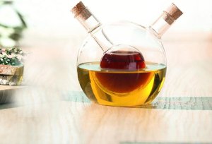 5five Butelka na oliwę/ocet 2w1 okrągła 2