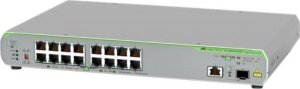 Switch Allied Telesis Allied Telesis CentreCOM AT-GS910/18XST - Switch - unmanaged - 16 x 10/100/1000 + 1 x 100/1000/2,5 G/5 G/10 G (Uplink) + 1 x 1 Gigabit/10 Gigabit SFP+ (Uplink) - an Rack montierbar - fur P/N: AT-SP10BD40/I-13, AT-SP10ER40A/I, AT-SP10 1