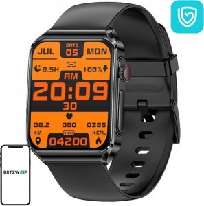 Smartwatch Blitzwolf Smartwatch BlitzWolf BW-HL6 (czarny silikonowy) 6