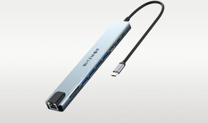 Stacja/replikator Blitzwolf Stacja dokująca Blitzwolf BW-TH5 10w1 USB-C (srebrny) 7