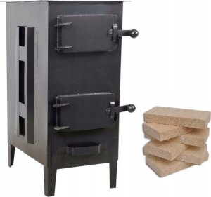 TopStoc Piec Piecyk SZAMOTOWY Koza APOLLO + ZESTAW RUR ATEST POLSKA produkcja 2