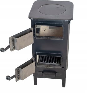 TopStoc Piec Piecyk SZAMOTOWY Koza APOLLO + ZESTAW RUR ATEST POLSKA produkcja 6