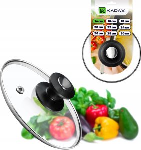 Kadax KADAX Pokrywka 14cm Szklana Pokrywa Patelni Garnka 10