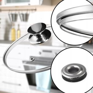 Kadax KADAX Pokrywka Szklana 16cm Pokrywa Patelni Garnka 4