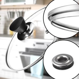 Kadax KADAX Pokrywka Szklana Pokrywa Zestaw 16/18/20cm 4