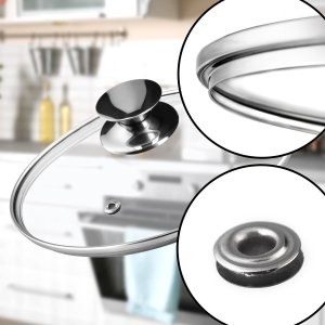 Kadax KADAX Pokrywka Szklana Pokrywa Zestaw 16/18/20cm 4