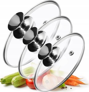 Kadax KADAX Pokrywka Szklana Pokrywa Zestaw 16/18/20cm 10