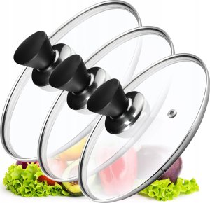 Kadax KADAX Pokrywka Szklana Pokrywa Zestaw 22/26/30cm 10