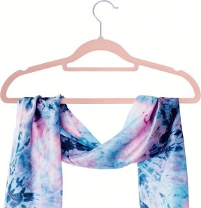 Zestaw wieszaków welurowych MAGIC VELVET 20 szt. różowe 11