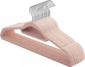 Zestaw wieszaków welurowych MAGIC VELVET 20 szt. różowe 12