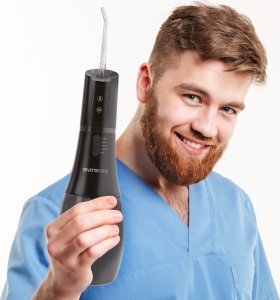 Irygator Severno Irygator dentystyczny do zębów i jamy ustnej bezprzewodowy ULTRACLEAN 4 + 6 końcówek 5