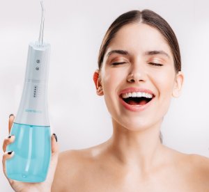 Irygator Severno Irygator dentystyczny do zębów i jamy ustnej bezprzewodowy ULTRACLEAN 4 + 6 końcówek 2