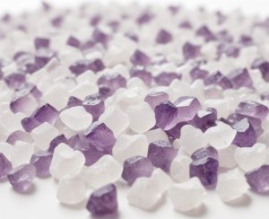 Żwirek dla kota Mersjo Żwirek silikonowy dla kota lawendowy Lawenda 8x3,8L 8