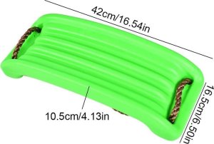 Huśtawka Severno Huśtawka ogrodowa dla dzieci plastikowa ZOYA zielona 6