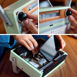 LEGO Icons Radio w stylu retro (10334) 4
