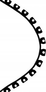 GardenPlus Obrzeże trawnikowe 40mm ogrodowe chodnikowe w rolce 15