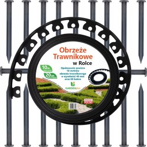 GardenPlus Obrzeże trawnikowe 40mm ogrodowe chodnikowe w rolce 48