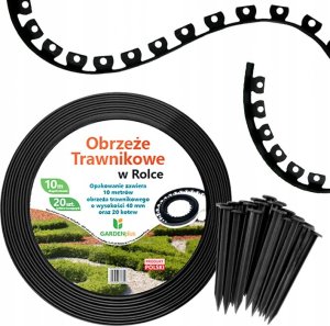 GardenPlus Obrzeże trawnikowe 40mm ogrodowe chodnikowe w rolce 50