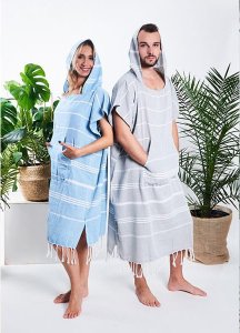 Yeye Poncho hammam damskie 100% naturalna bawełna Yeye 5