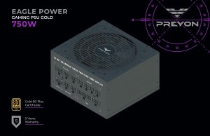 Zasilacz PREYON EAGLE POWER GOLD 750W 18