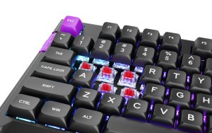 Klawiatura PREYON Silent claw red Gateron Red Pro (PSCR105B) 2