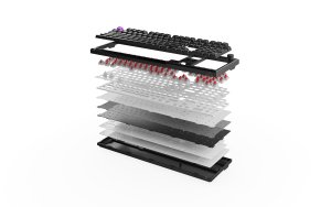 Klawiatura PREYON Silent claw brown Gateron Brown Pro (PSCB105B) 9