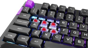 Klawiatura PREYON Silent claw TKL red Gateron Red Pro (PSCTR85B) 2
