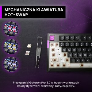 Klawiatura PREYON Silent claw TKL red Gateron Red Pro (PSCTR85B) 8