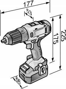 Wiertarko-wkrętarka Flex Cordless screwdriver-drill DD 2G 10.8/4.0 SET 10