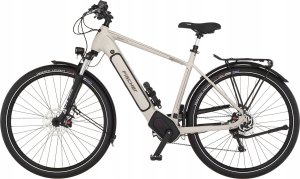 Rower elektryczny Fischer FISCHER Bicycle Viator 7.0i (2023), Pedelec (light grey, 28", 55 cm frame) 2