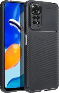 ForCell Futerał CARBON PREMIUM do XIAOMI Redmi Note 9 czarny 1