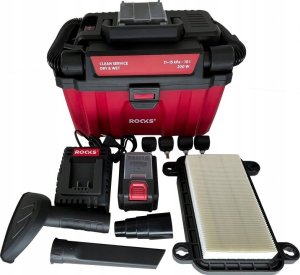 Odkurzacz przemysłowy Sourcing ROOKS PORTABLE VACUUM CLEANER 20V AQ-ONE DRY&WET 2