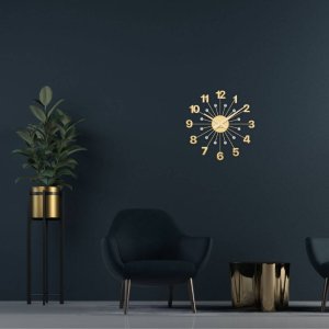 Lavvu Zegar ścienny Lavvu LCT5012 z kryształkami, średnica 49 cm . 6