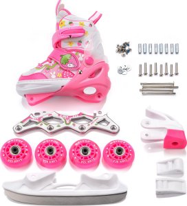 Rolki Meteor Rolki 4w1 Meteor Bunny XS 25-28 Uniwersalny 9