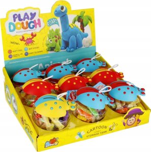 Mega Creative MASA PLASTYCZ AKC BIEDR 11CM MIX3 MC DISP 9/90 6