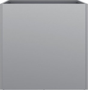 vidaXL Donice 2 szt. srebrny 42x40x39 cm stal ocynkowana 6