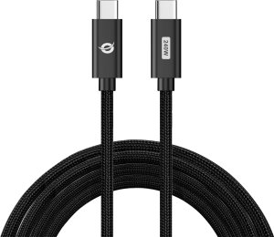 Kabel USB Conceptronic USB-C - USB-C 1.2 m Czarny (ETTA03B12) 2
