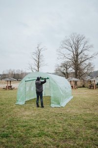 Sourcing GREENHOUSE GARDEN TUNNEL 3x6m GREEN 3