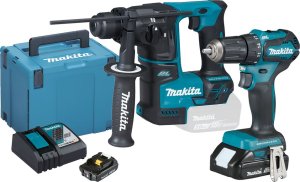 Zestaw elektronarzędzi Sourcing MAKITA.COMBO 18V DLX2454AJ DDF483+DHR171 2x2.0Ah 1