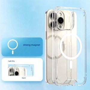 Hurtel Etui Clear Corner Case MagSafe na iPhone 16 Plus - przezroczyste 6