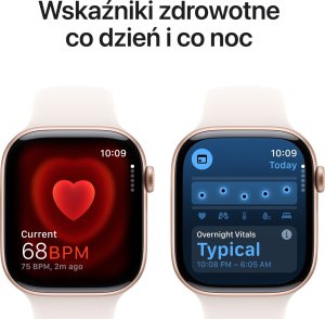 Smartwatch Apple Watch 10 GPS 42mm Rose Gold Alu M/L Różowy (MWWJ3) 5