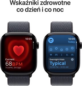 Smartwatch Apple Watch 10 GPS 42mm Jet Black Alu Sport Loop Granatowy (MWWG3) 5