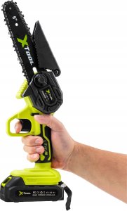 xTool PIŁA AKUMULATOROWA ŁAŃCUCHOWA DO GAŁĘZI PILARKA RĘCZNA 6" 2x AKU GAŁĘZIÓWKA 3