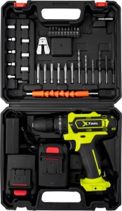 Wiertarko-wkrętarka xTool WIERTARKO WKRĘTARKA UDAROWA AKUMULATOROWA WKRĘTAK ZAKRĘTARKA 2xAKU 21V BITY 3