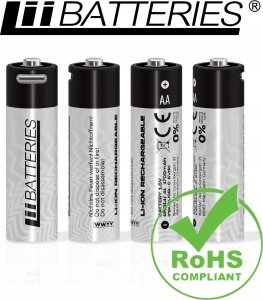 LiiBateries LIIBATTERIES AKUMULATORY LI-ON TYPU AA 4szt 6