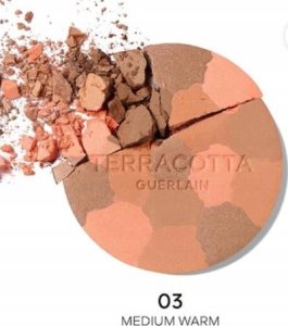 Guerlain Terracotta Light - Matujący puder brązujący 03 średni ciepły 10g 10