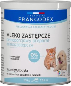 Francodex FRANCODEX PL Mleko w proszku dla szczeniąt i kociąt zastępcze 200 g 1