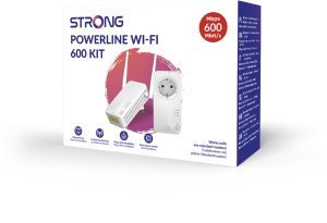 Adapter powerline Strong Strong POWERLWF600DUOEUV2 Powerline Wi-Fi 600 Kit 5
